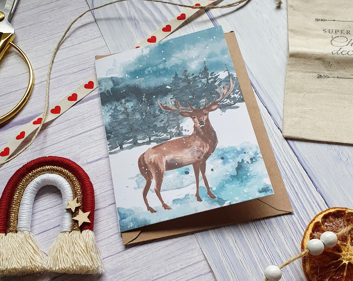 Oh Deer - Christmas Card – Badger & Blue